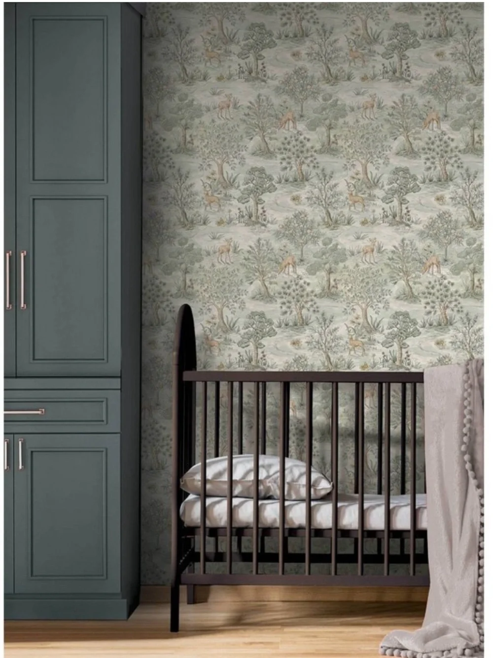Brewster Peel and Stick Wallpaper Bramble Wintergreen (2 Rolls)